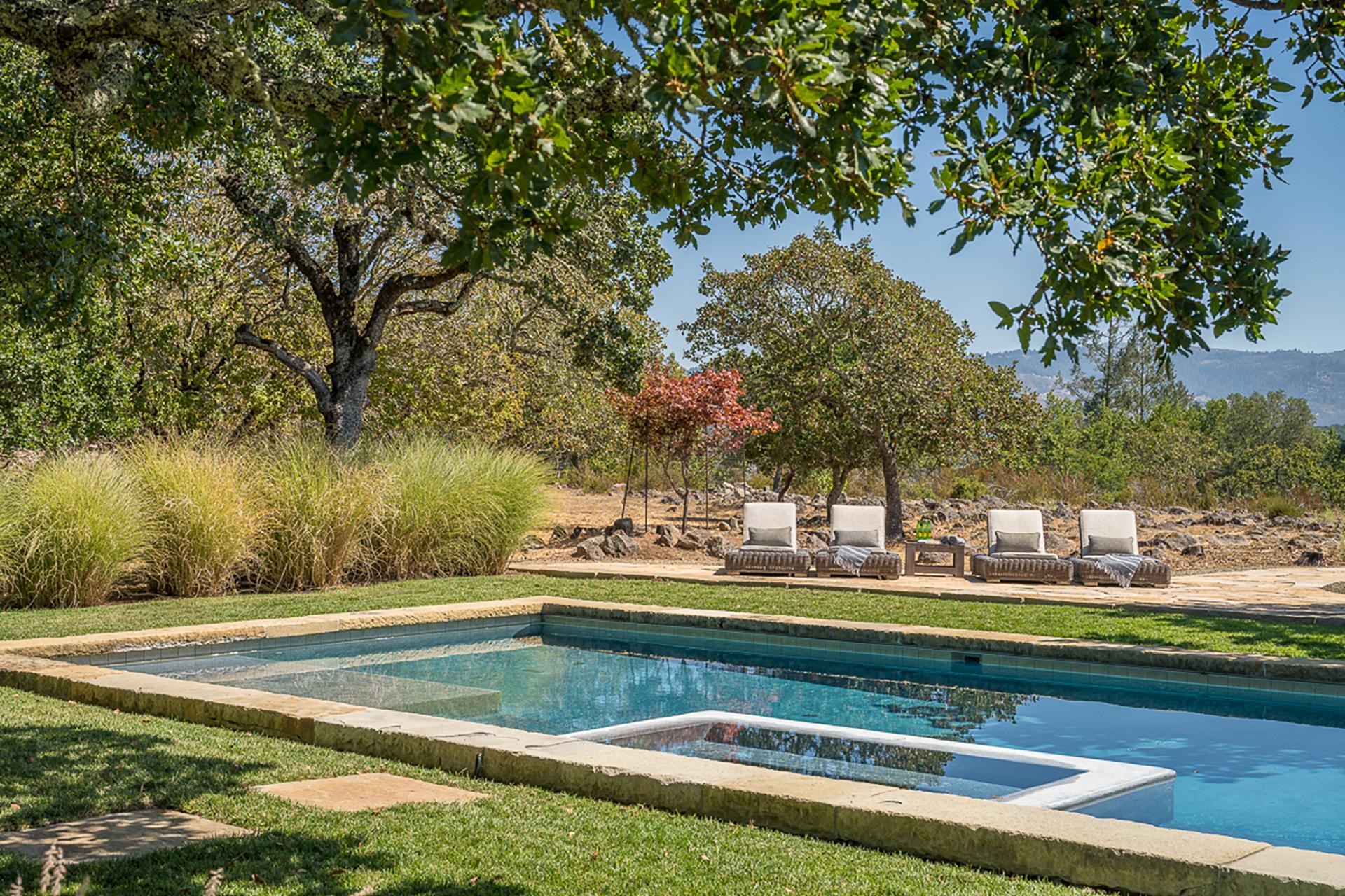 Backyard pool