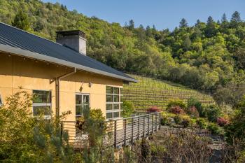 18595 Lomita Avenue Sonoma porch and wooded hills