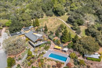 18595 Lomita Avenue Sonoma aerial view all of property