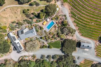 18595 Lomita Avenue Sonoma aerial view all of property