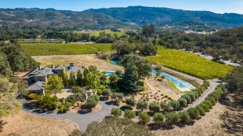 13200 ARNOLD DRIVE GLEN ELLEN CA Exterior aerial view