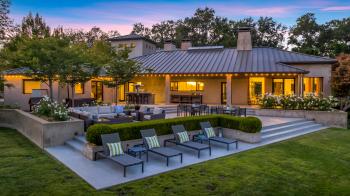 13200 ARNOLD DRIVE GLEN ELLEN CA patio just after sunset